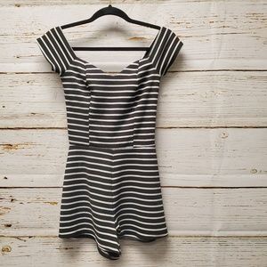 Charlotte Russe Striped Romper